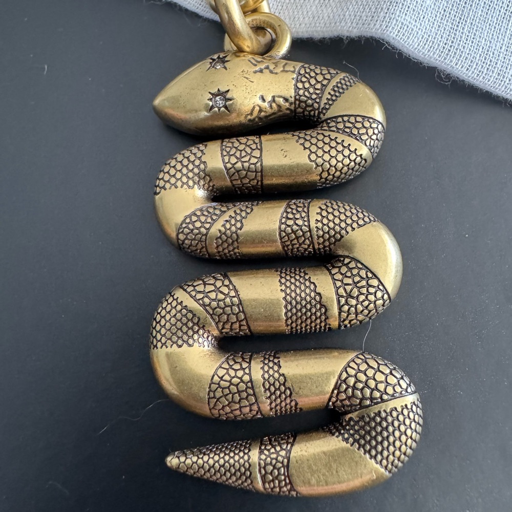 Coach Lunar New Year Snake Bag Charm NWT - Picture 2 of 7